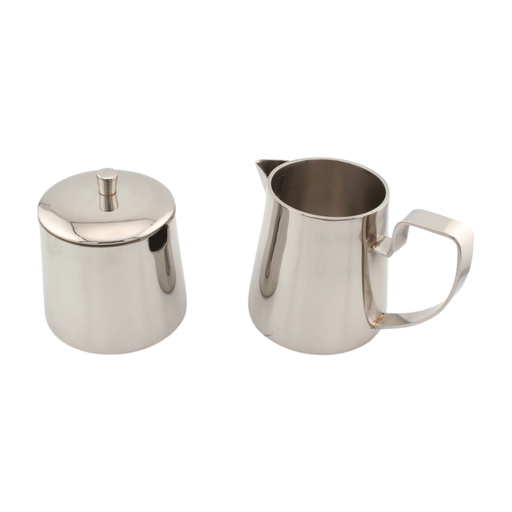 [DCTT_015] Stainless Steel Creamer & Sugar Pot Set